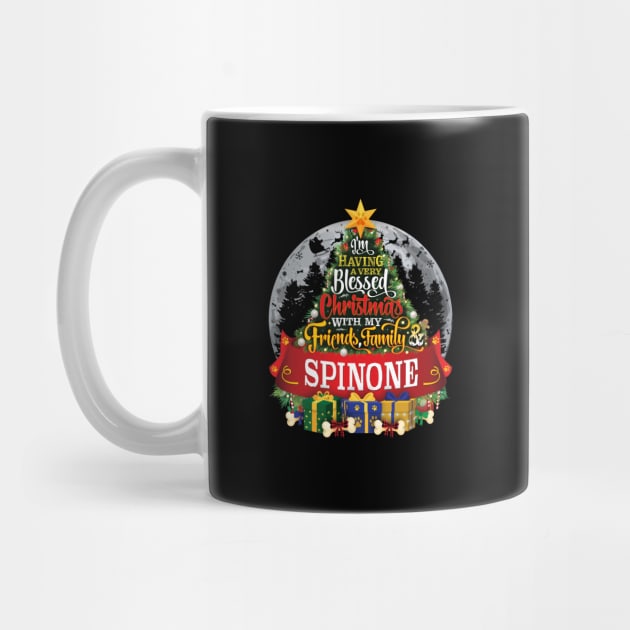 Spinone Christmas Day Festive Tree Party Spinoni Italiani Gift by MapYourWorld
